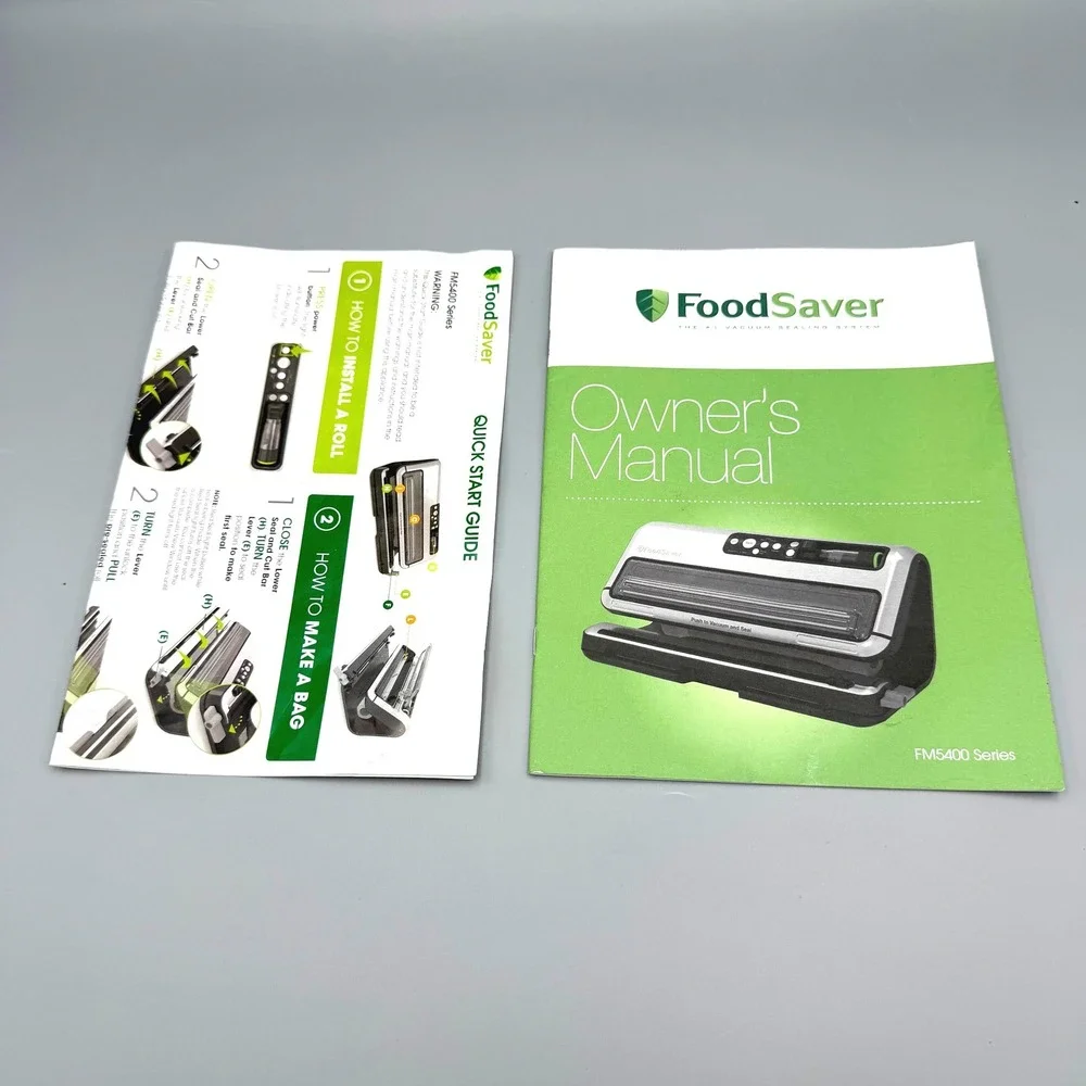 FoodSaver Automatic Vacuum Sealer Machine Silver FM5480 2-in-1 System